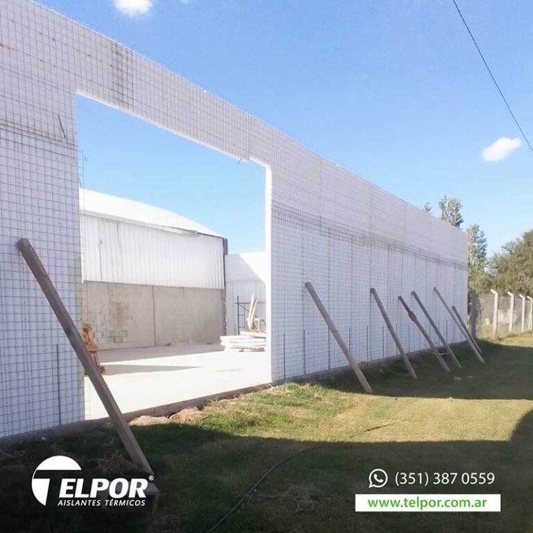 Aislación galpón con Concrehaus