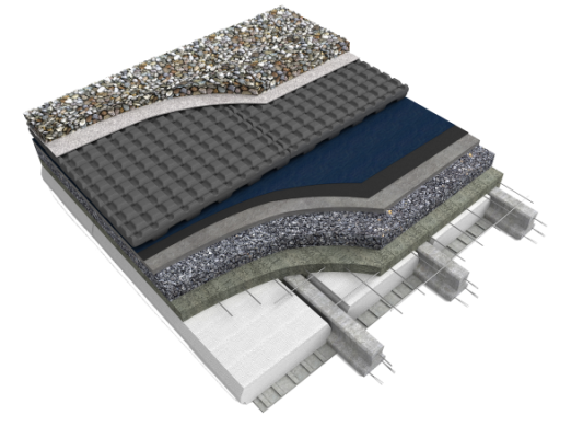 techos verdes, placa termodrenante para cubiertas